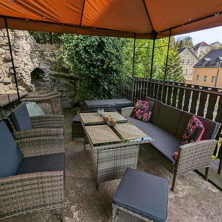 Waldblickwohnung Mit Schoener Terrasse Und Kamin Sebnitz Eksteriør billede