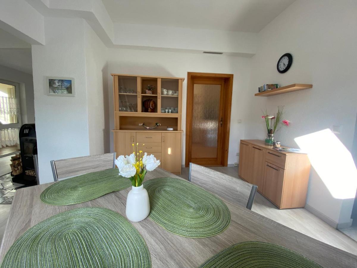 Waldblickwohnung Mit Schoener Terrasse Und Kamin Sebnitz Eksteriør billede