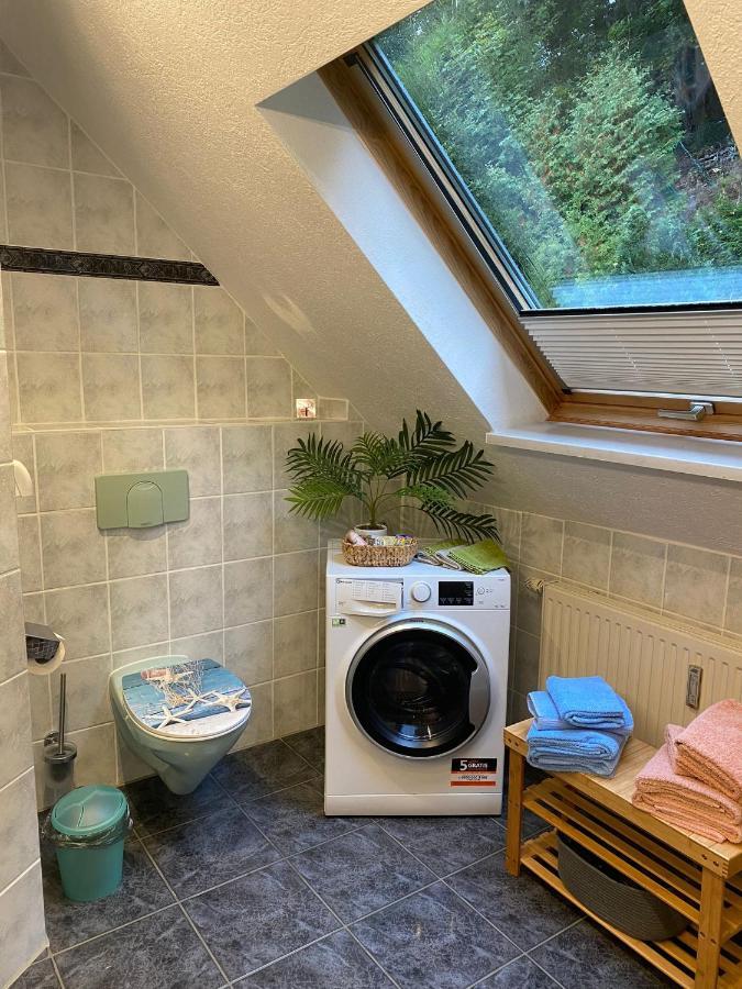 Waldblickwohnung Mit Schoener Terrasse Und Kamin Sebnitz Eksteriør billede
