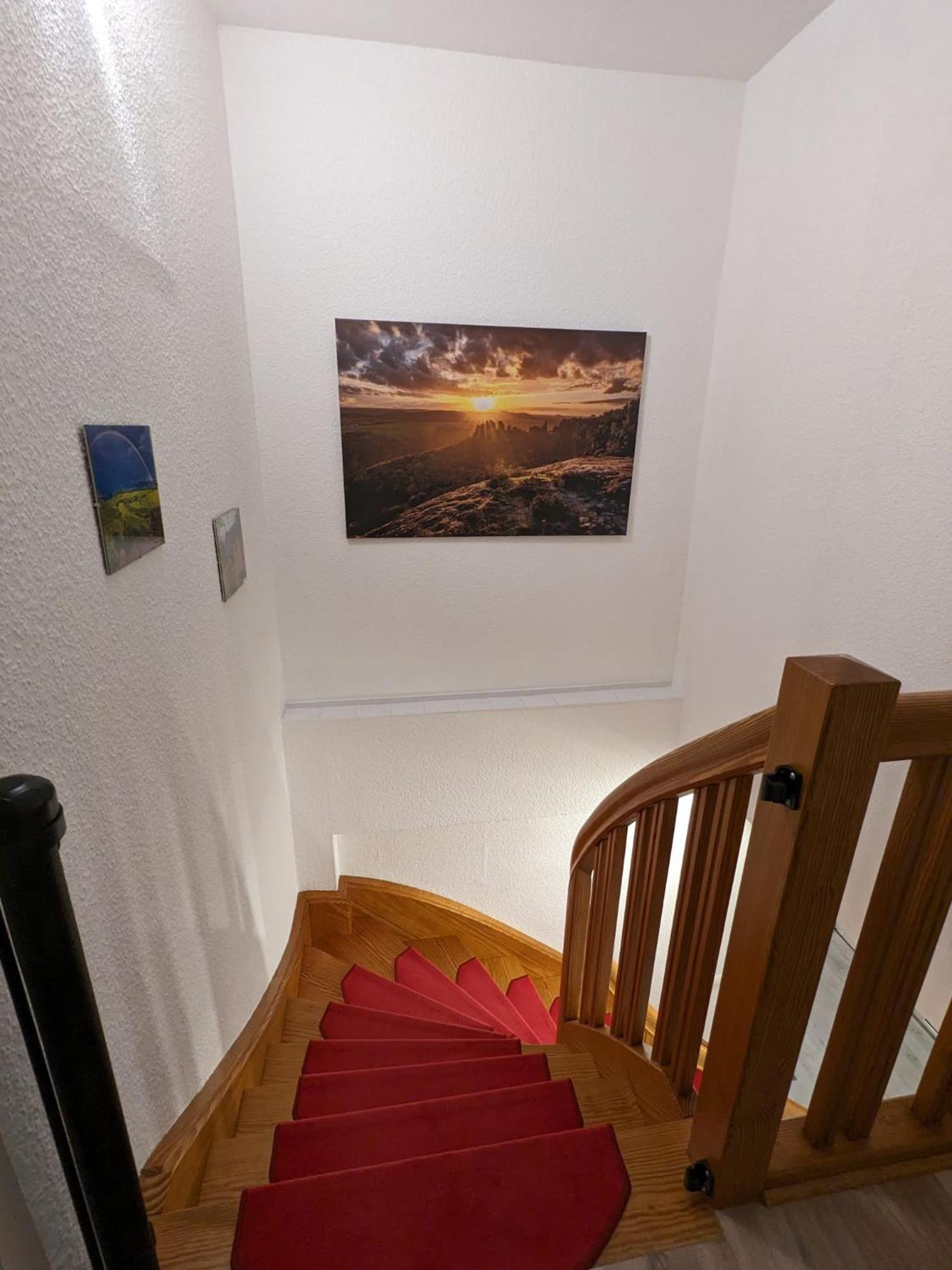 Waldblickwohnung Mit Schoener Terrasse Und Kamin Sebnitz Eksteriør billede