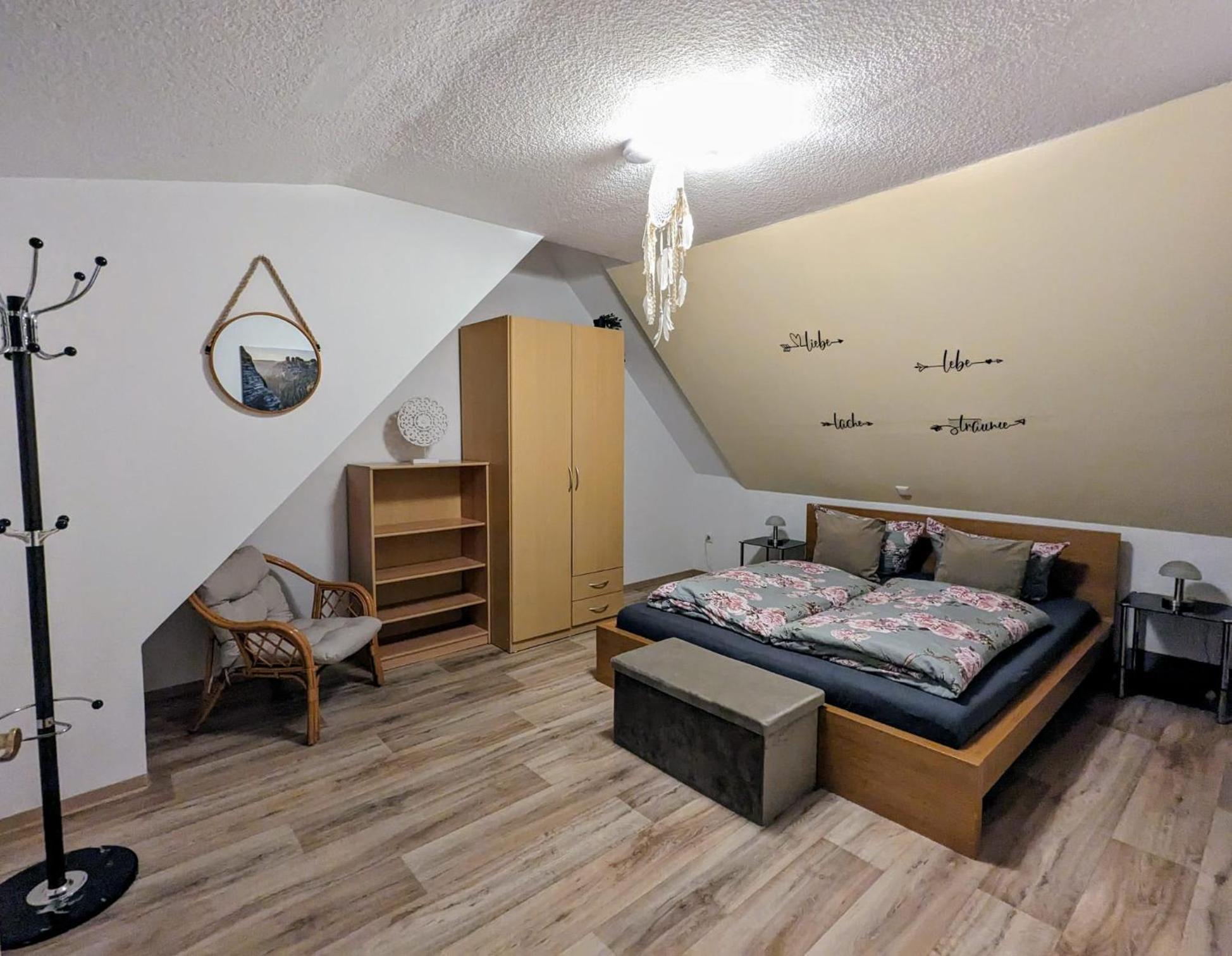Waldblickwohnung Mit Schoener Terrasse Und Kamin Sebnitz Eksteriør billede